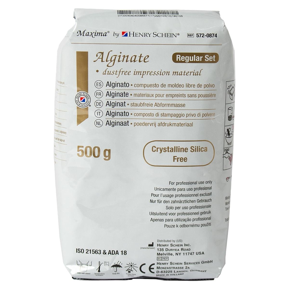 MAXIMA ALGINATE REGULAR SET - Busta da 500 g