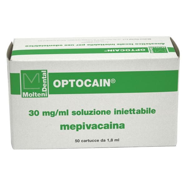 OPTOCAIN - Mepivacaina - (A.I.C. nr. 027496025) 30 mg/ml - SENZA VASO COSTRITTORE