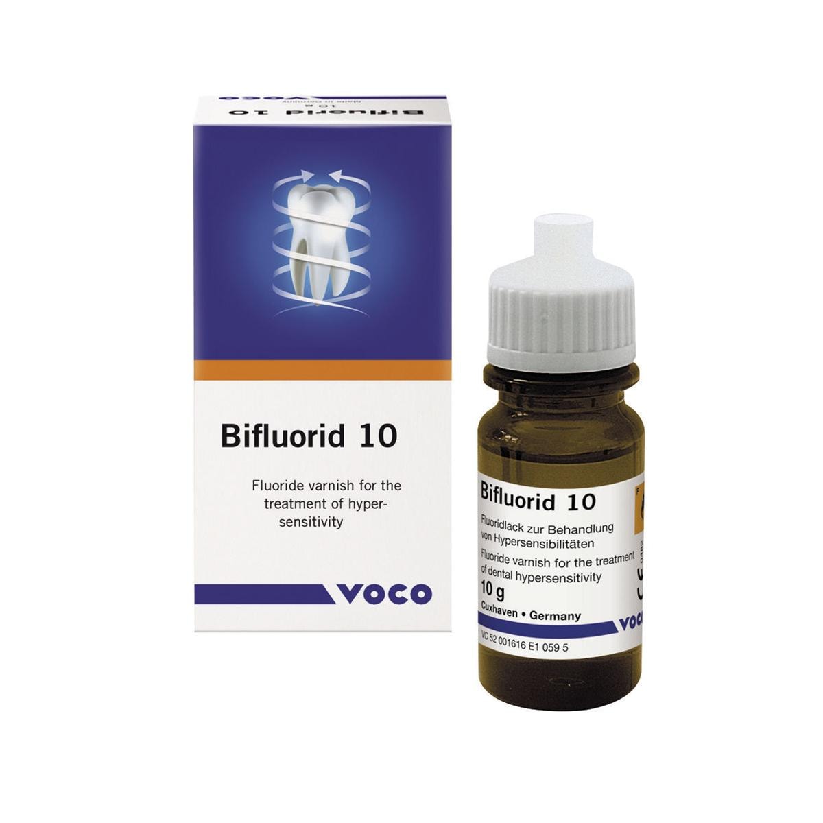 BIFLUORID 10 - Flacone da 4 g e solvente da 10 ml