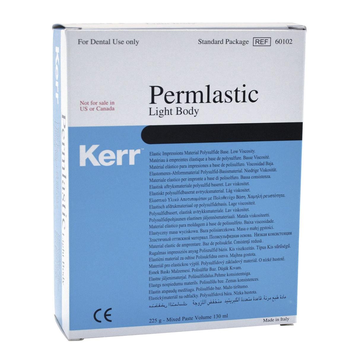 PERMLASTIC - Light body - base + catalizzatore da 65 ml cad.