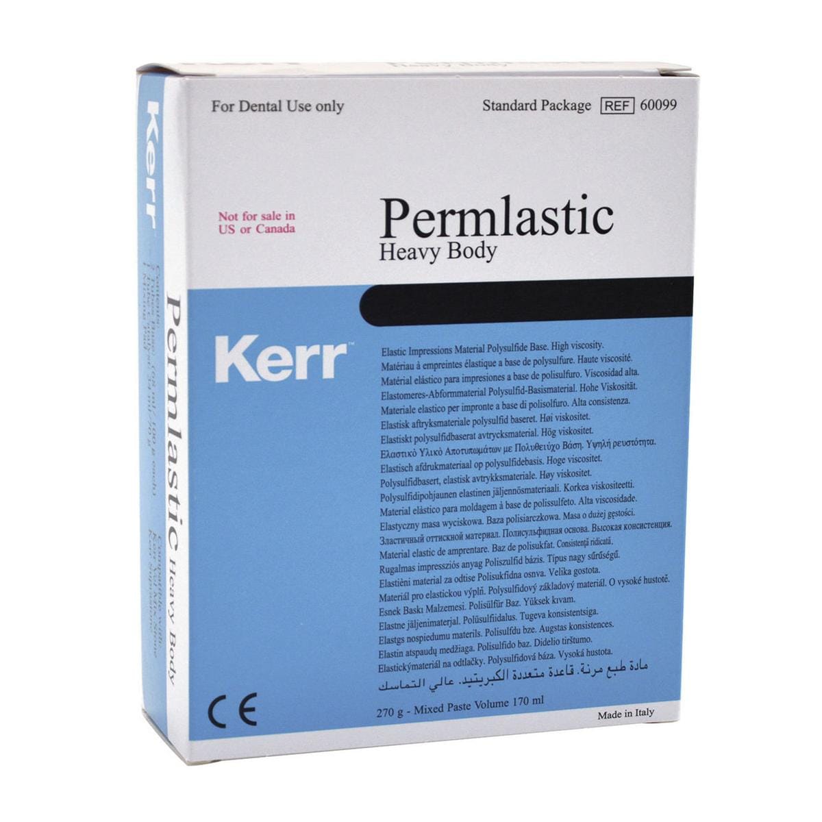 PERMLASTIC - Heavy body - 2 tubi base da 68 ml cad. + 1 catalizzatore da 34 ml