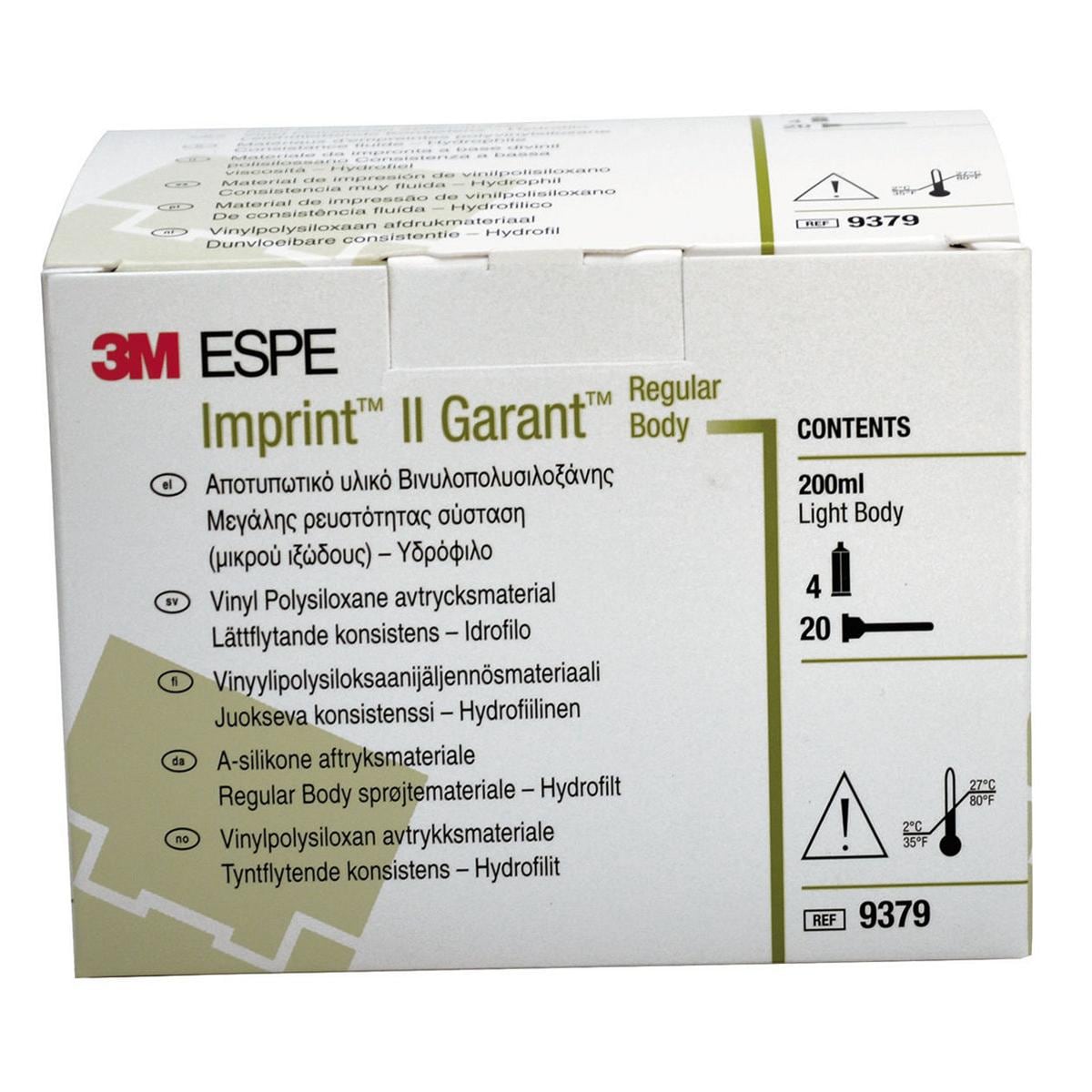 IMPRINT II GARANT (PER MISCELAZIONE MANUALE) (AD ESAURIMENTO) - Regular Body, verde (20 puntali small gialli)