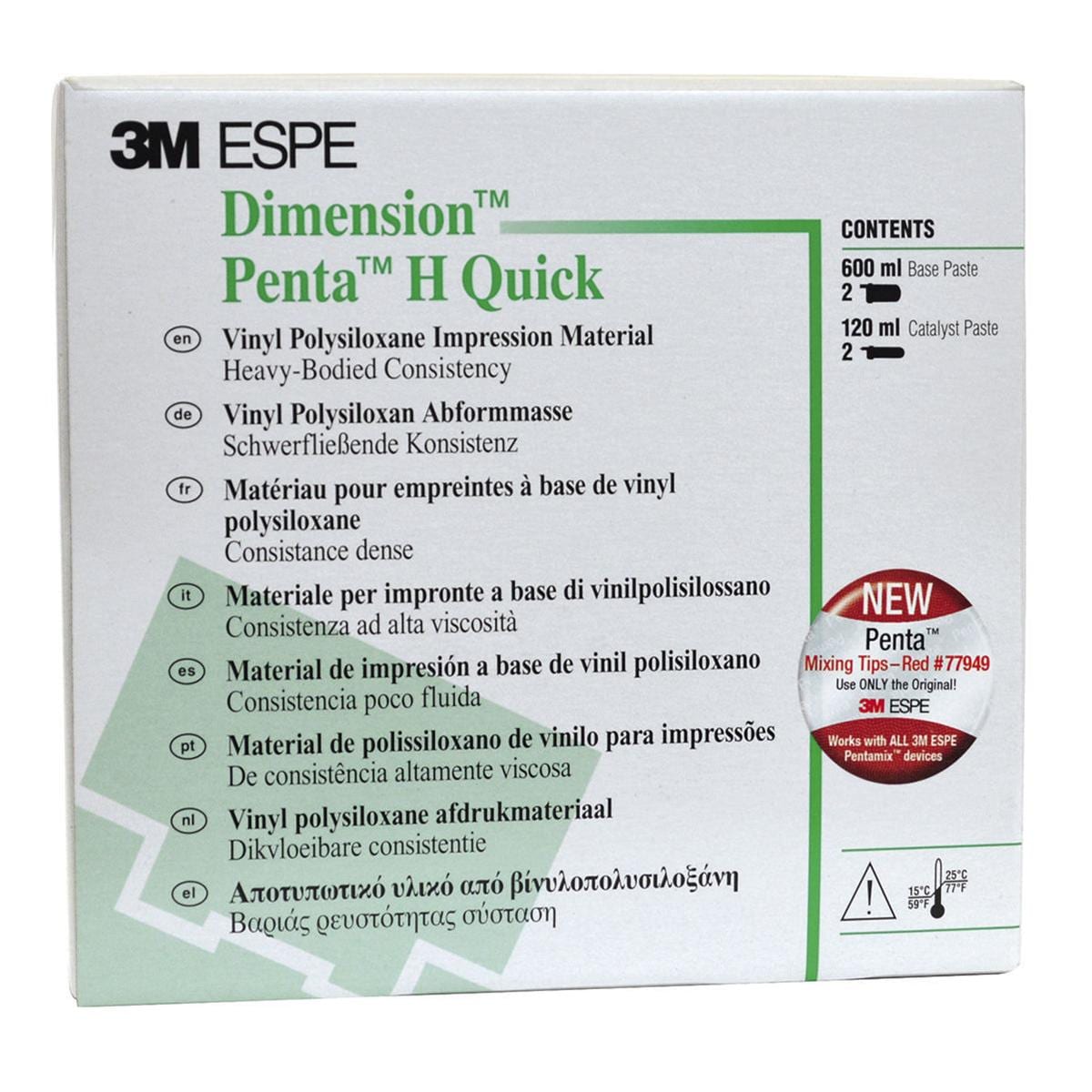 DIMENSION PENTA H QUICK (PER MISCELAZIONE DINAMICA) (alta viscosità) - Confezione da 2 x 360 ml cad.