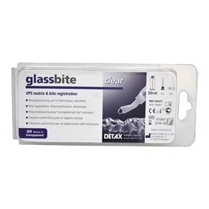 GLASSBITE (PER MISCELAZIONE MANUALE) - Confezione: 1 x 50 ml, 4 puntali verdi + 4 terminali intraorali piatti (ugelli)