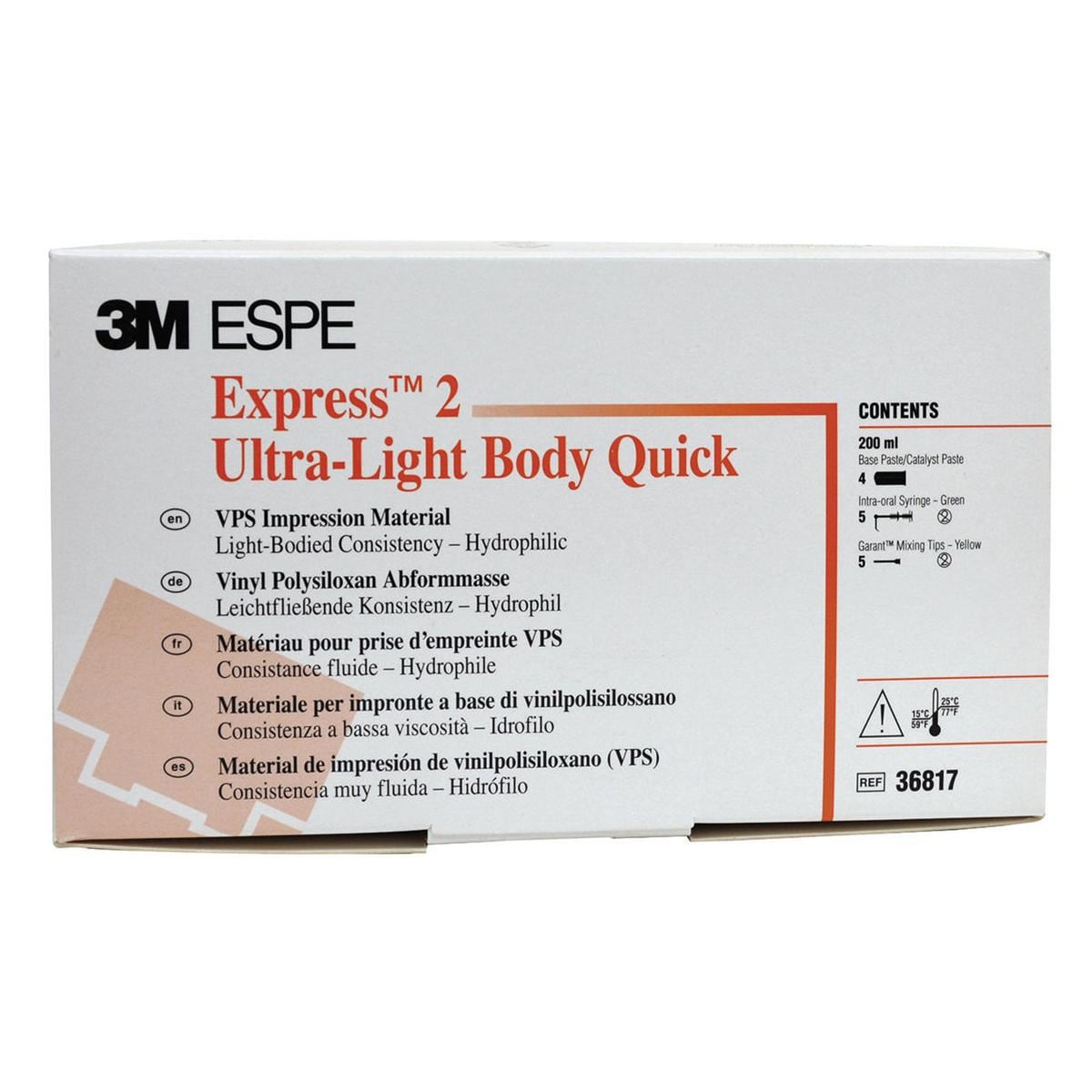 EXPRESS 2 RIBASANTI (PER MISCELAZIONE MANUALE) - Ultra Light Body Quick (arancione)