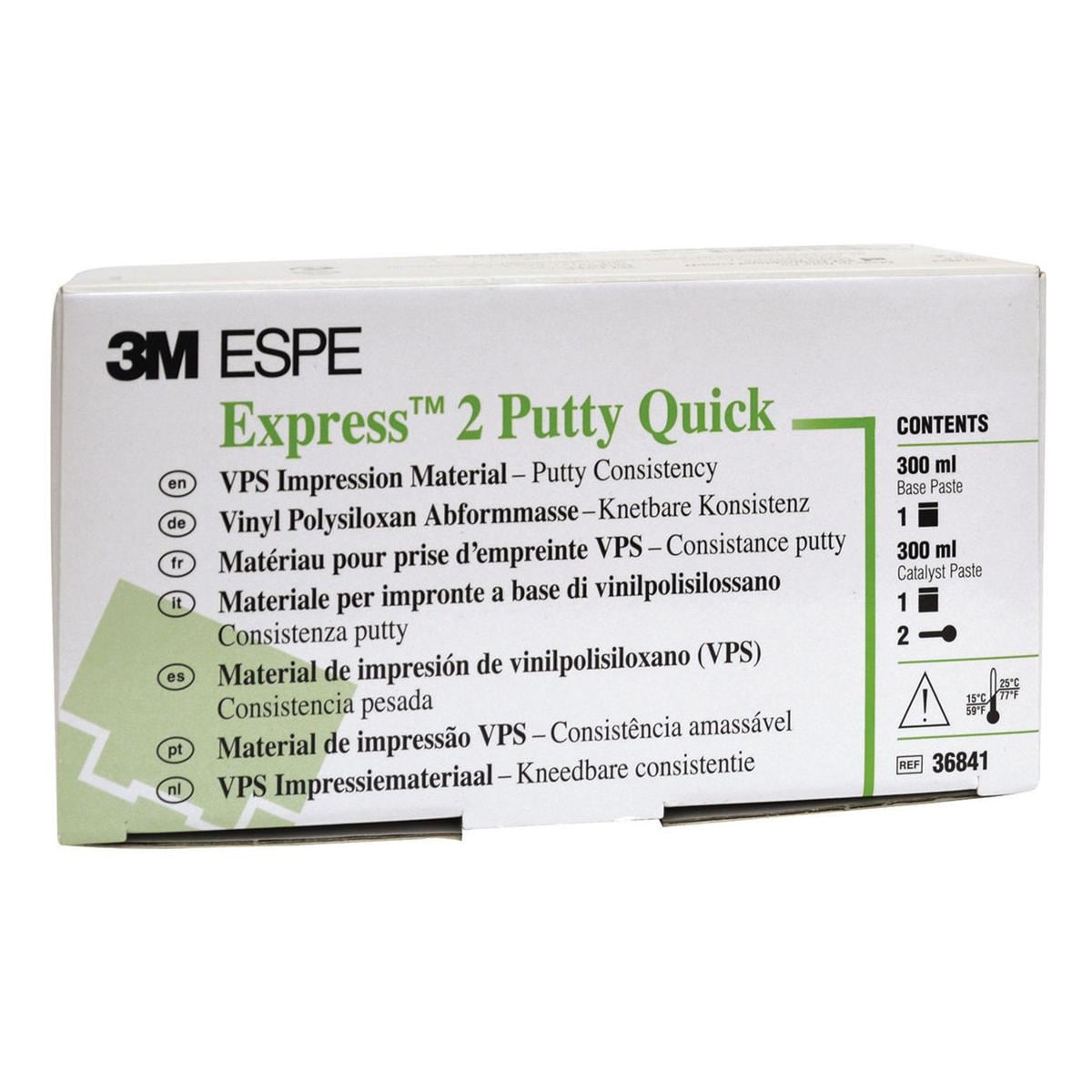 EXPRESS 2 PUTTY (PER MISCELAZIONE MANUALE) - 36841 - Quick ad indurimento rapido, (verde)