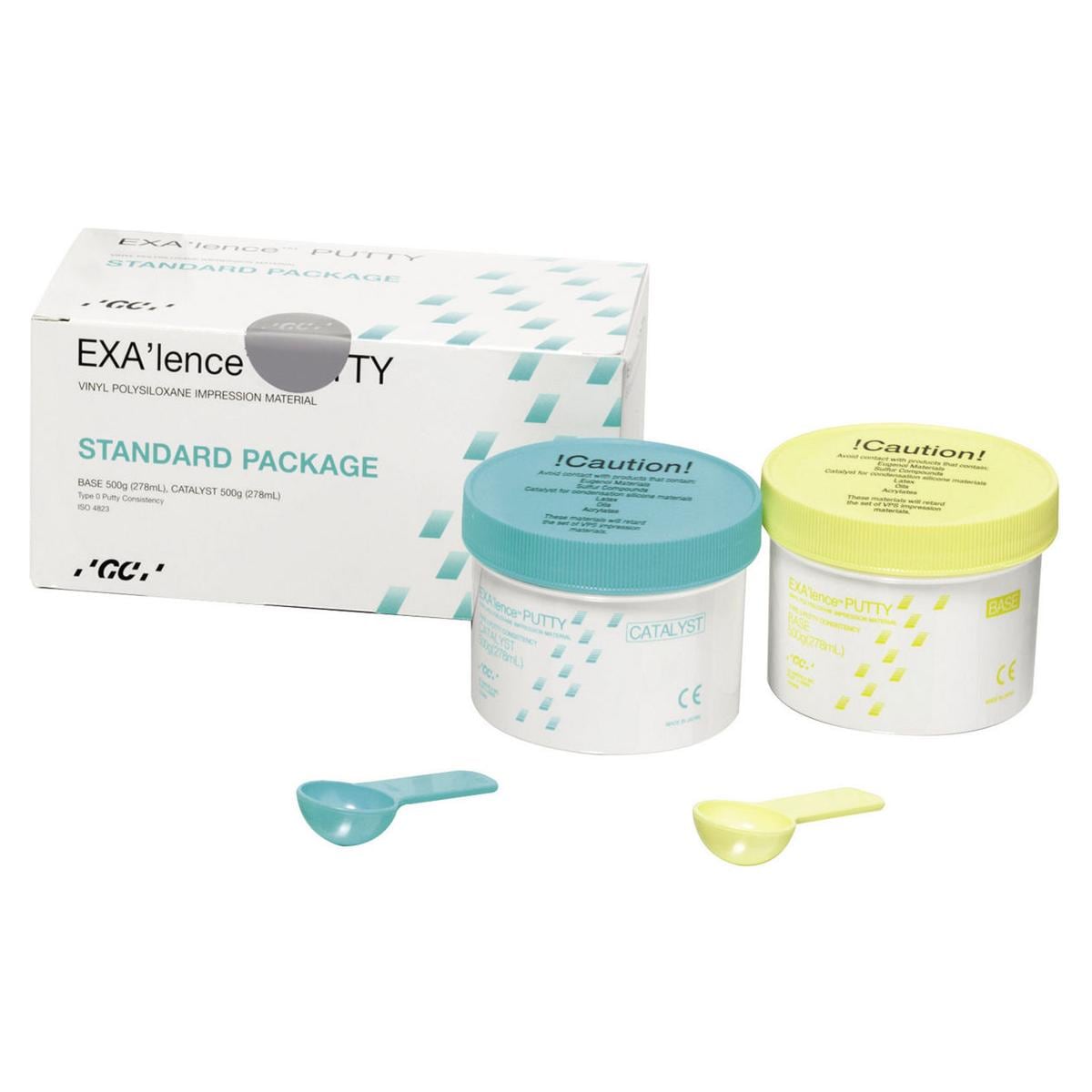 EXA &#39;LENCE PUTTY (PER MISCELAZIONE MANUALE) - PUTTY 2 x 500 g cad. (base + catalizzatore)