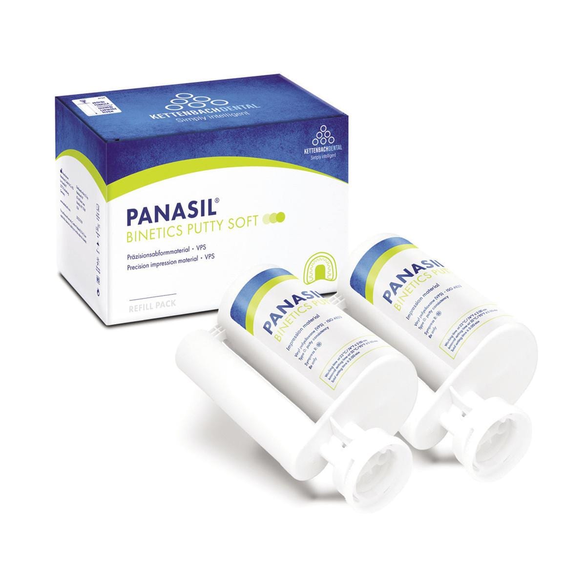 PANASIL PUTTY BINETICS (PER MISCELAZIONE DINAMICA) - Putty Soft (bassa viscosità - colore giallo-verde)