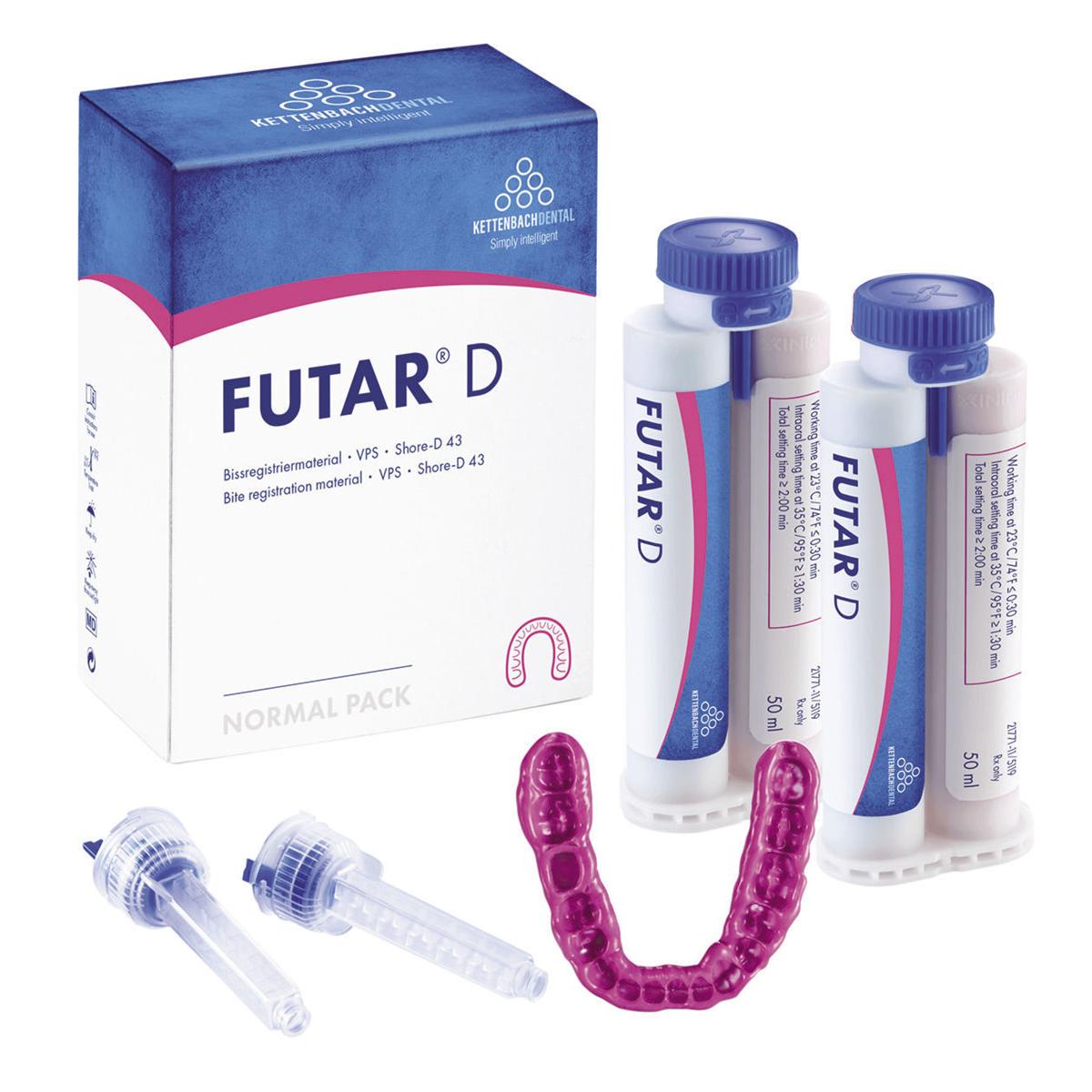 FUTAR D INDURIMENTO NORMALE (PER MISCELAZIONE MANUALE) - Confezione: 2 x 50 ml cad. + 6 puntali blu