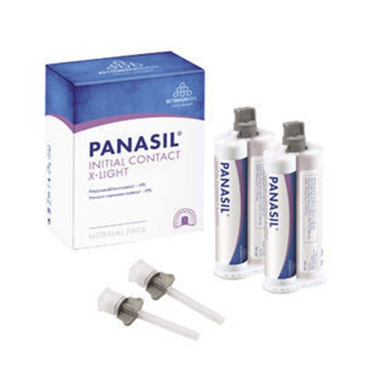 PANASIL INITIAL CONTACT (PER MISCELAZIONE MANUALE) - X-Light - Regular Pack: 2 x 50 ml cad. + 8 puntali grigi