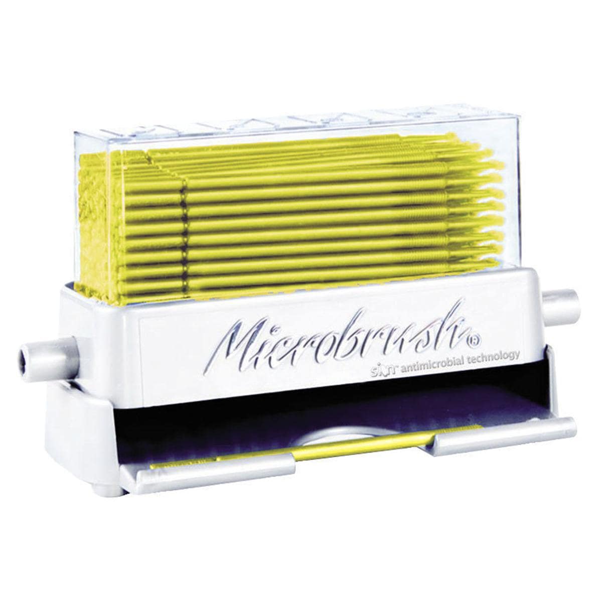 DISPENSER PER MICROBRUSH PLUS - Dispenser + 50 microbrush fini gialli