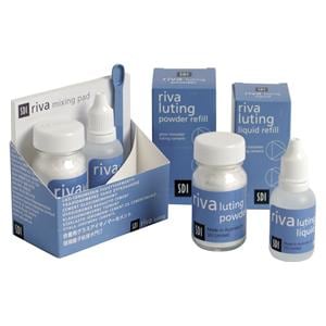 RIVA LUTING - Kit: polvere 35 g, liquido 24,3 ml (25 g) ed accessori