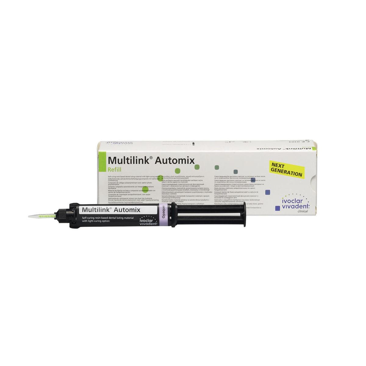 MULTILINK AUTOMIX NEXT GENERATION - Colore opaco - 1 siringa automix da 9 g + 15 puntali