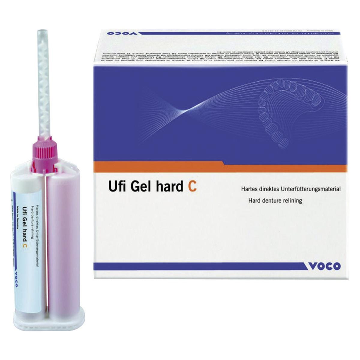 UFI GEL HARD C - Cartuccia da 80 g e 10 puntali