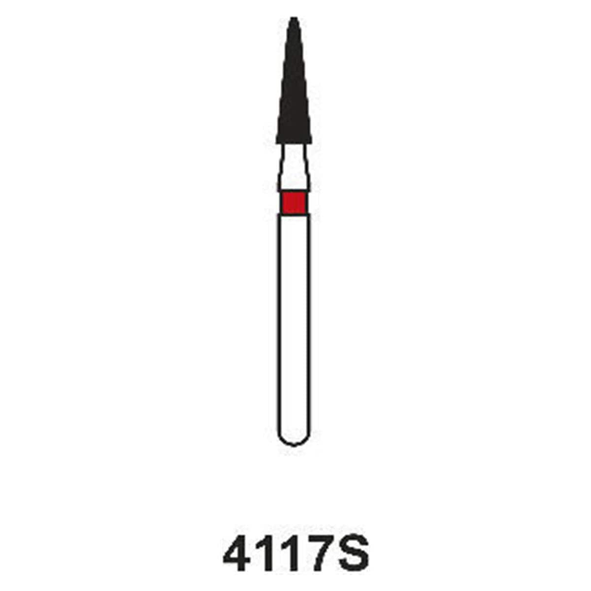 FRESE DIAMANTATE COMPOSHAPE per CA (anello rosso) - FIG.852-ISO 164 014