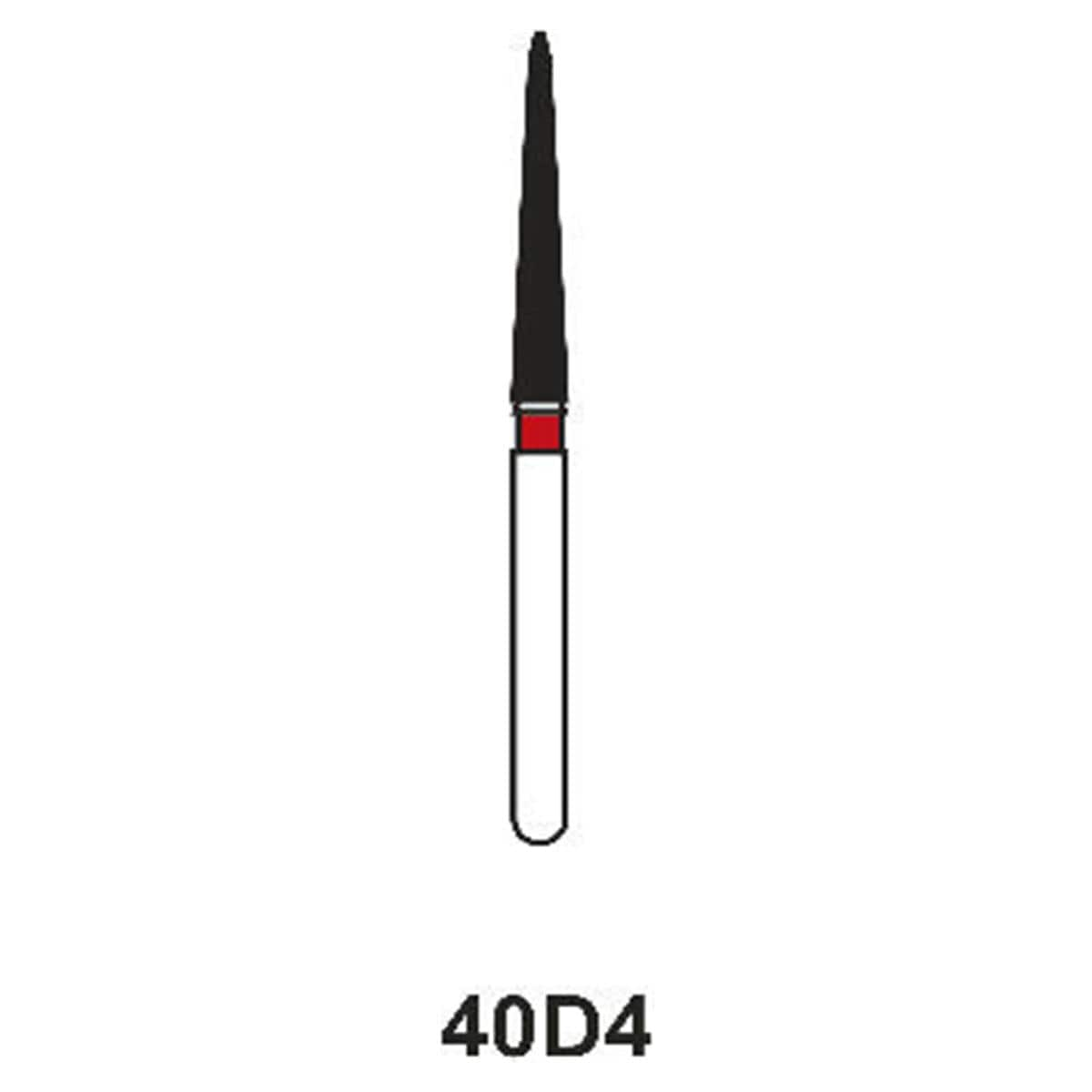 FRESE DIAMANTATE COMPOSHAPE per CA (anello rosso) - FIG.859-ISO 166 014