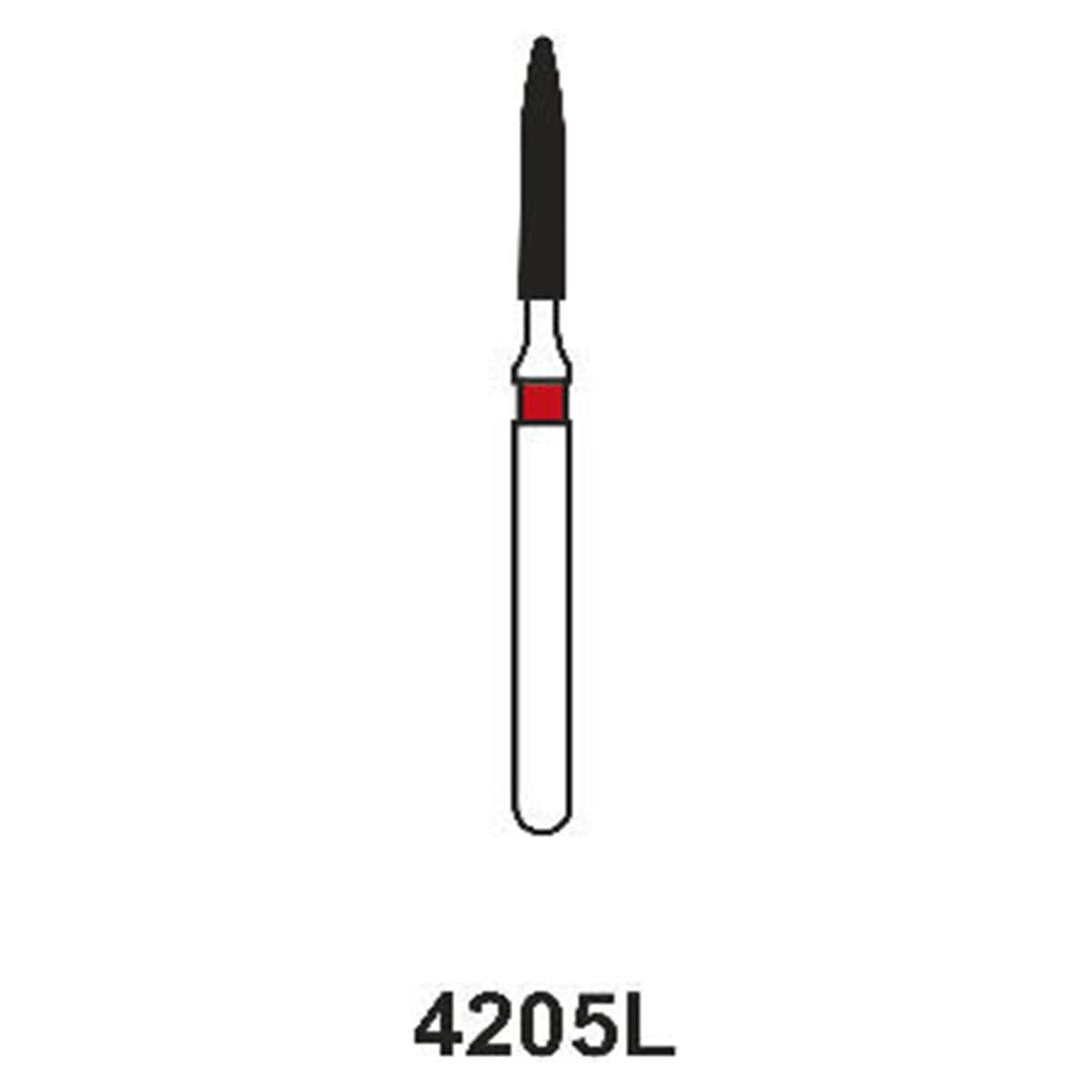 FRESE DIAMANTATE COMPOSHAPE per CA (anello rosso) - FIG.861-ISO 248 010