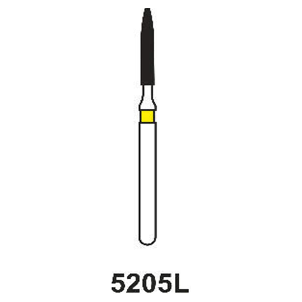 FRESE DIAMANTATE COMPOSHAPE per CA (anello giallo) - FIG.861-ISO 248 010