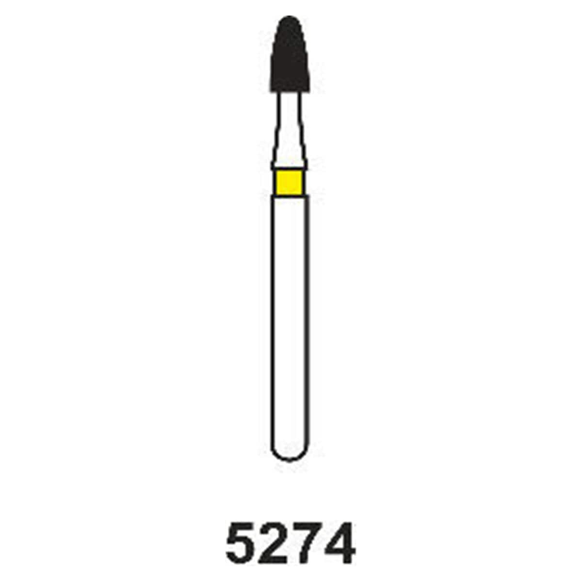 FRESE DIAMANTATE COMPOSHAPE per CA (anello giallo) - FIG.390-ISO 274 014