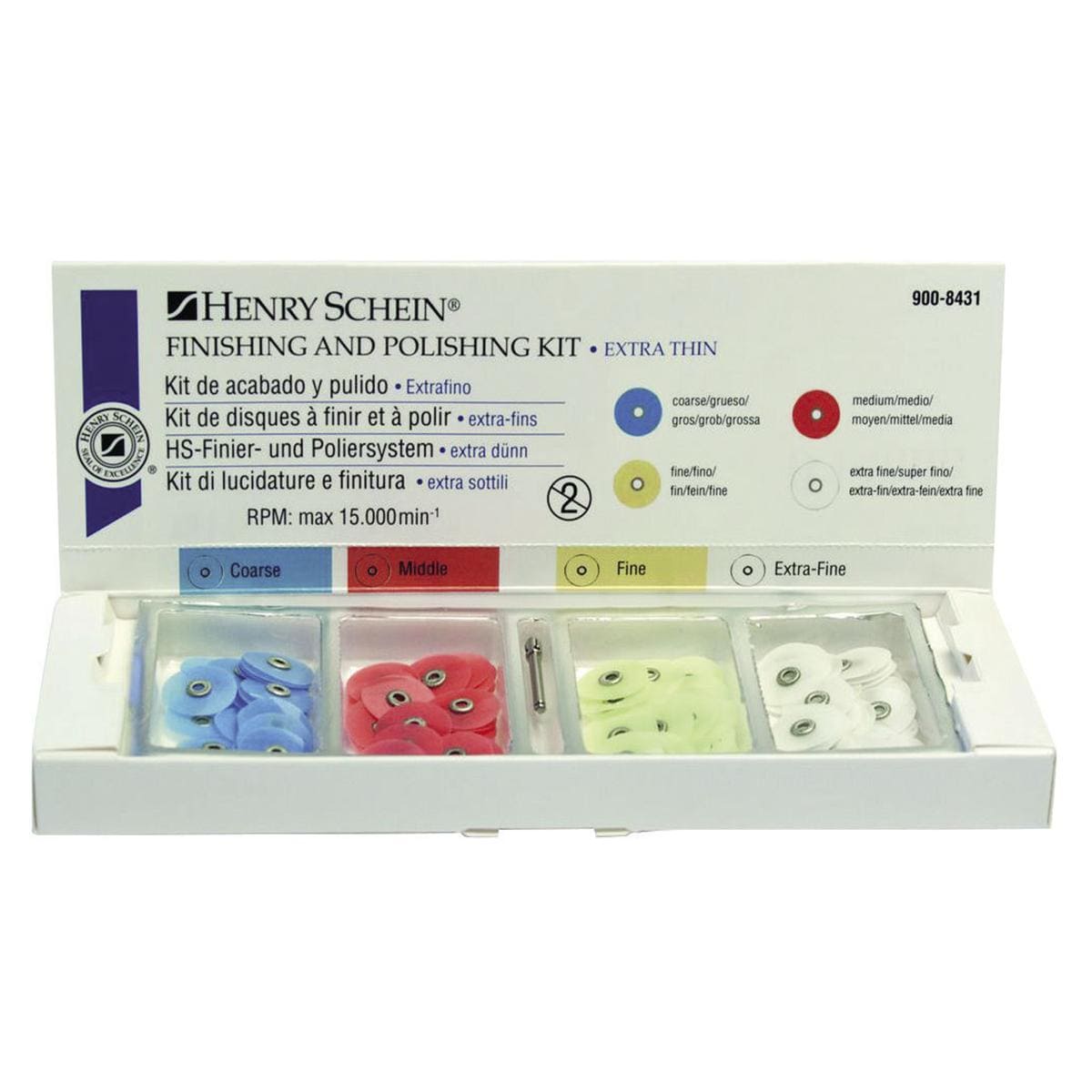 DISCHI ABRASIVI EXTRA SOTTILI KIT - Assortimento Ø 14 mm