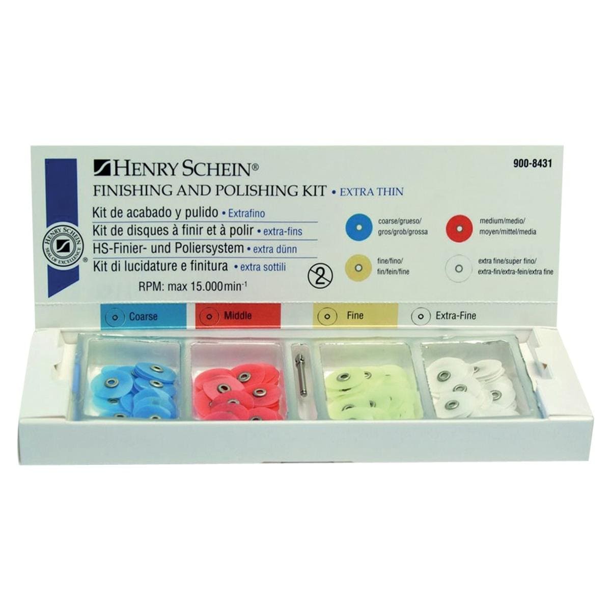 DISCHI ABRASIVI EXTRA SOTTILI KIT - Assortimento Ø 10 mm