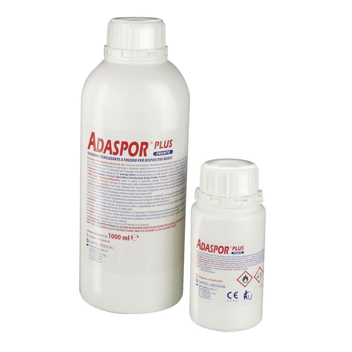 ADASPOR PLUS PRONTO - Confezione da 1 litro contenente 2 flaconi (soluzione  A + B) - Henry Schein Krugg S.r.l.