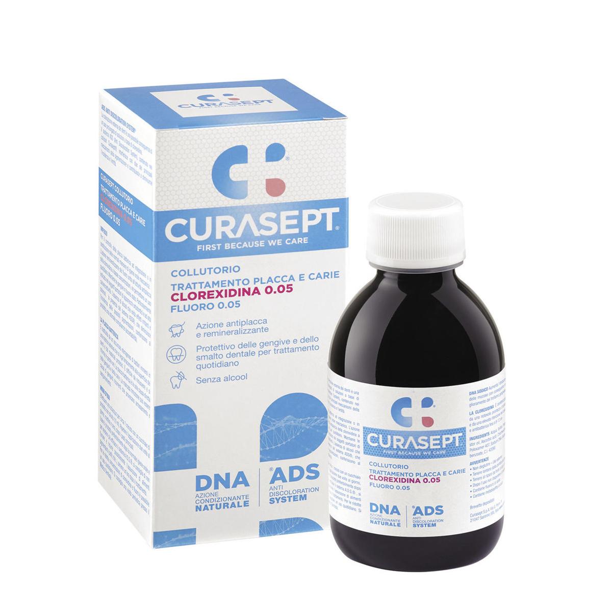 CURASEPT 0,05% ADS+DNA (Trattamento PLACCA E CARIE) - Flacone da 200 ml