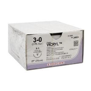 SUTURE VICRYL - AGO DORSO TAGLIENTE - FILO CM 70 - VIOLA - V 397 H - FS-2 3/8 cerchio - 4/0 (1,5) mm 19 - 36 pz.