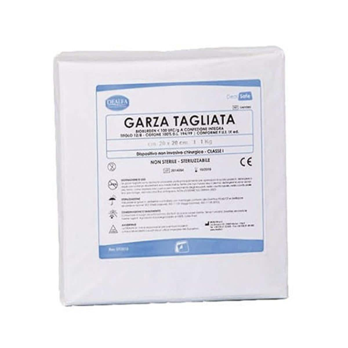 COMPRESSE GARZA - Misura cm 10X10 da 1 Kg - Confezione ca. 2000 garze