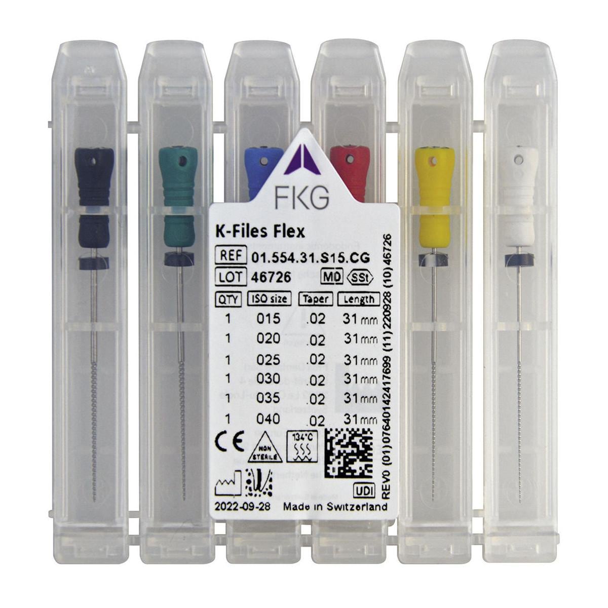 K-FILES FLEX ASSORTIMENTI - Assortimento 15/40 - lunghezza 31 mm