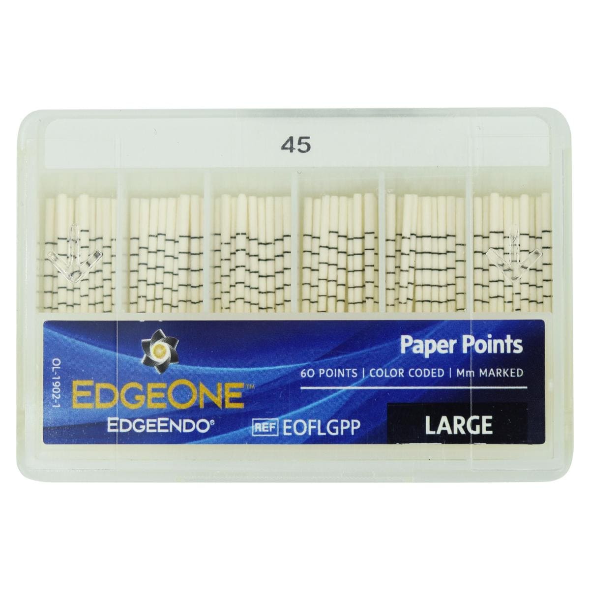 PUNTE DI CARTA EDGEONE FIRE - Large 45 - bianco