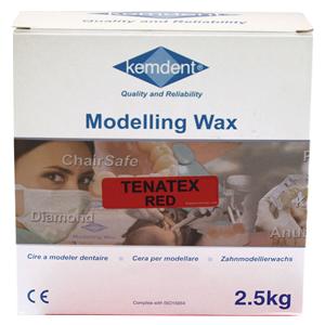 CERA TENATEX - Confezione da 2500 g colore rosso