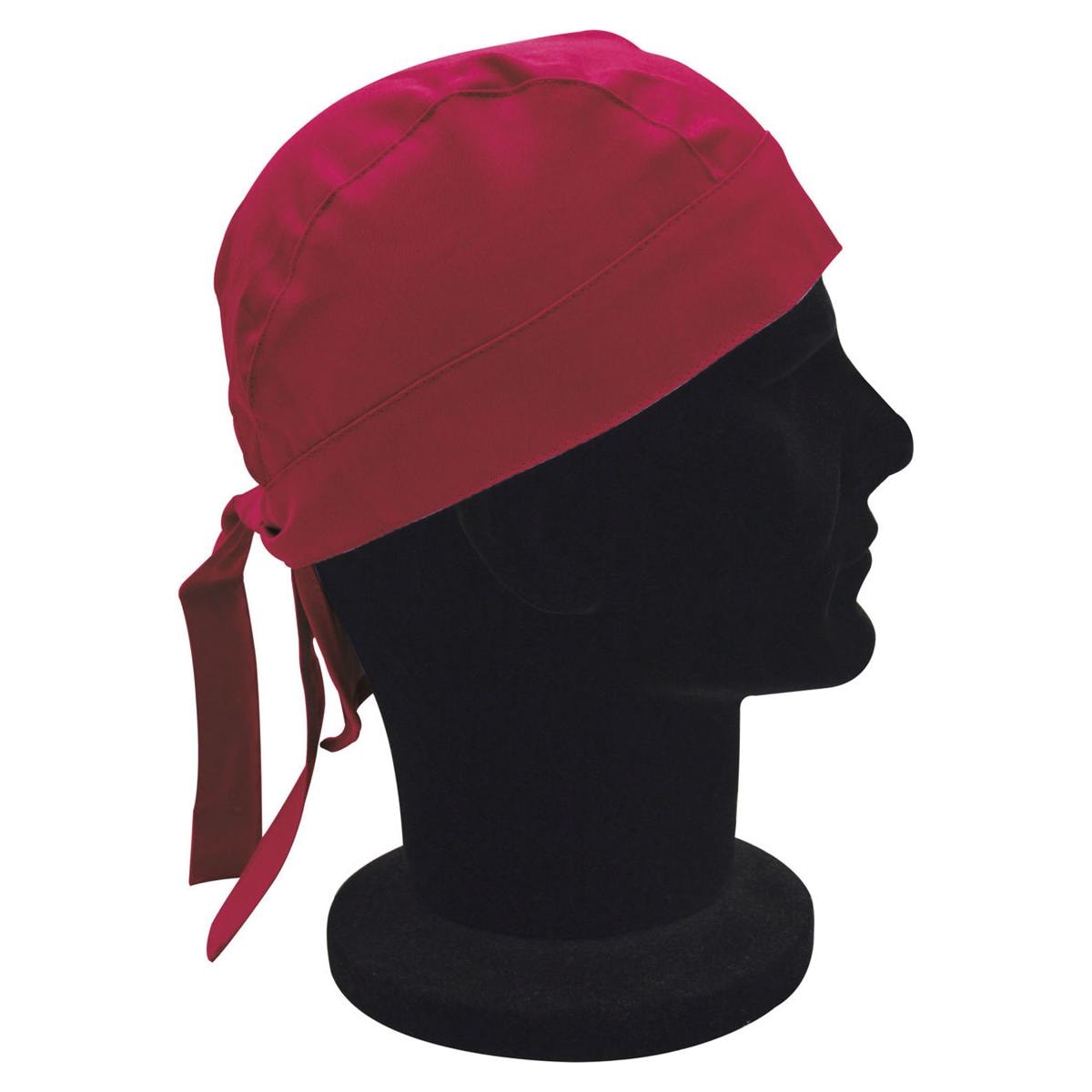 BANDANA UNISEX IN GABARDINE - Rosso rubino