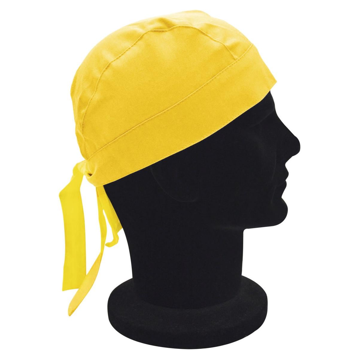 BANDANA UNISEX IN GABARDINE - Giallo