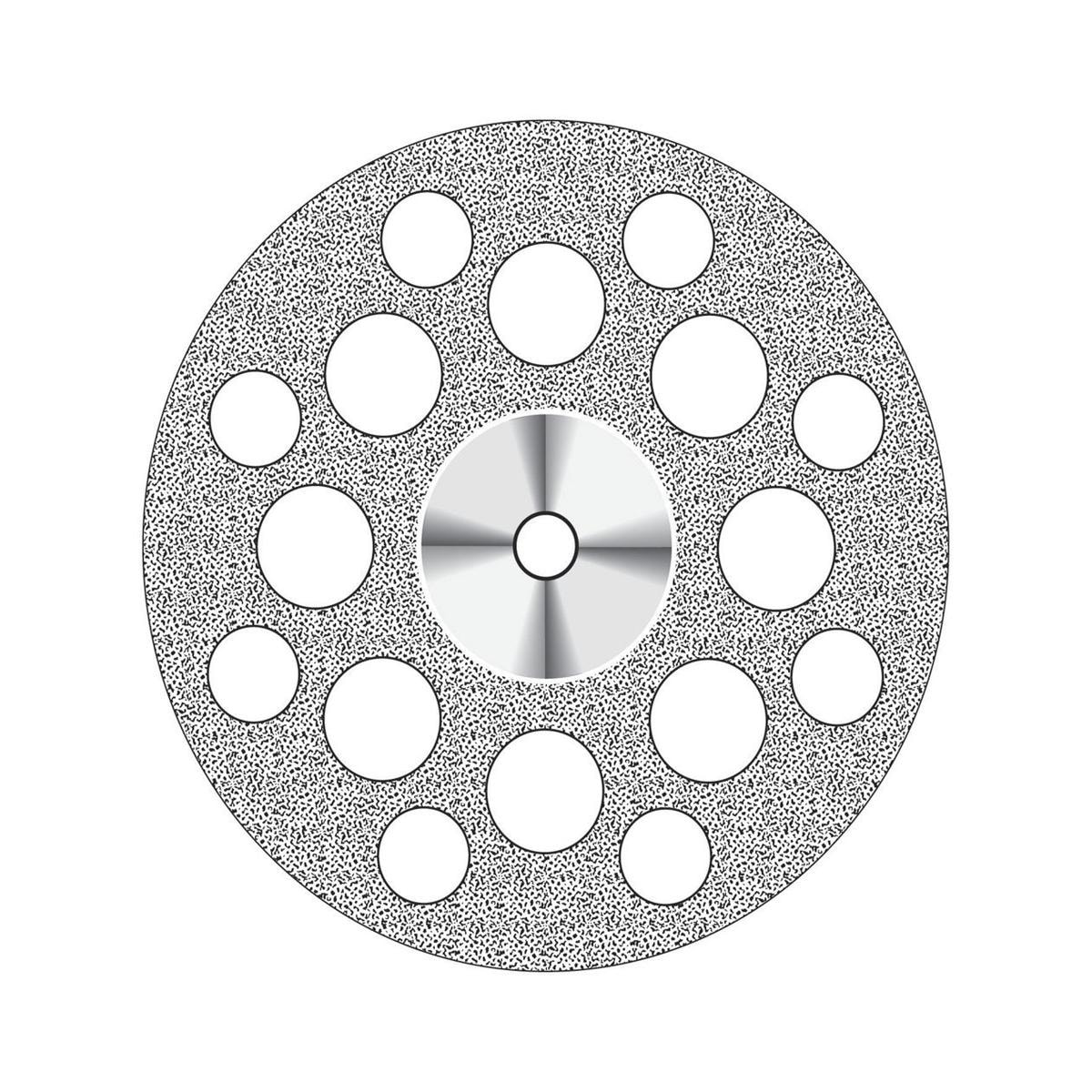 DISCHI SUPERFLEX Nr. 355-353-405-705 HP - Nr. 353 - anello giallo mm 0,12, Ø 220 (1/10 mm)