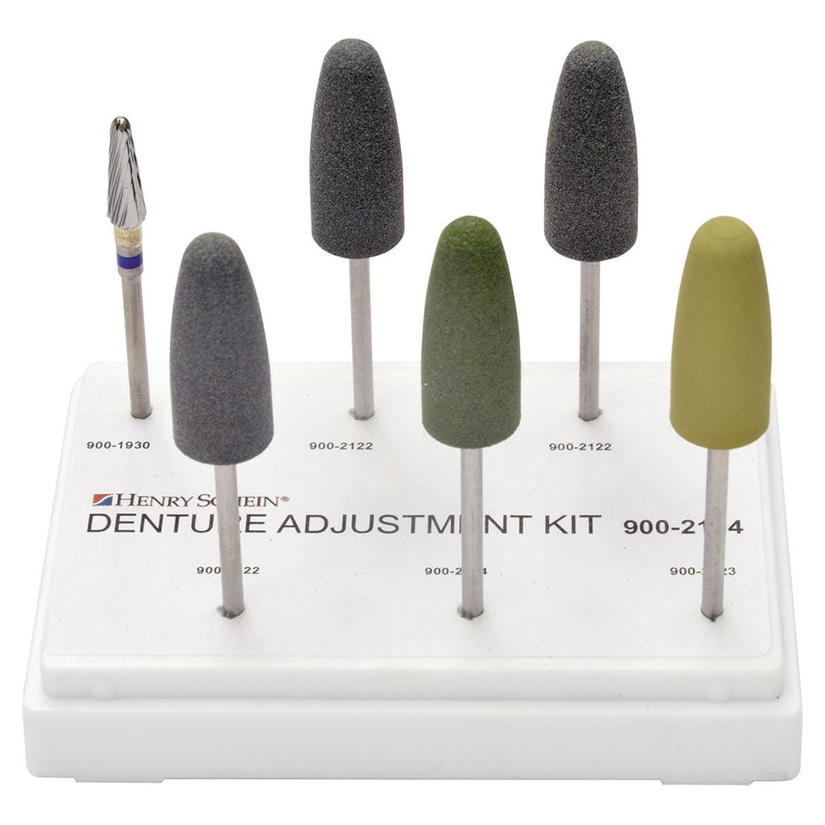 DENTURE ADJUSTEMENT POLISHING - KIT HP - Assortimento 6 pezzi