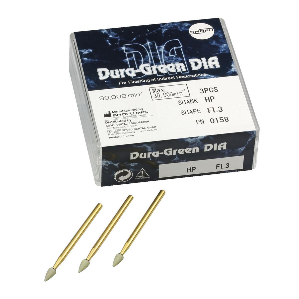 DURA-GREEN DIA - FL3 0158 - 3 pz.