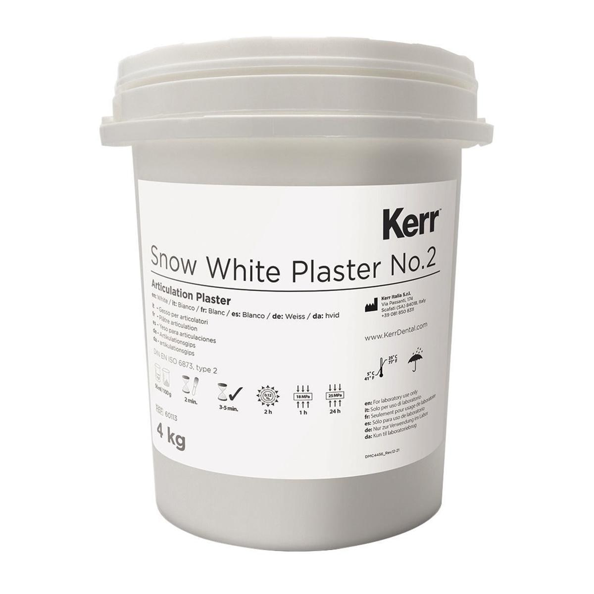 SNOW WHITE PLASTER N. 2 - Fustino da 4 Kg