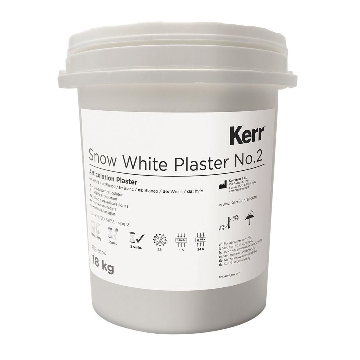 SNOW WHITE PLASTER N. 2 - Cartone da 18 Kg