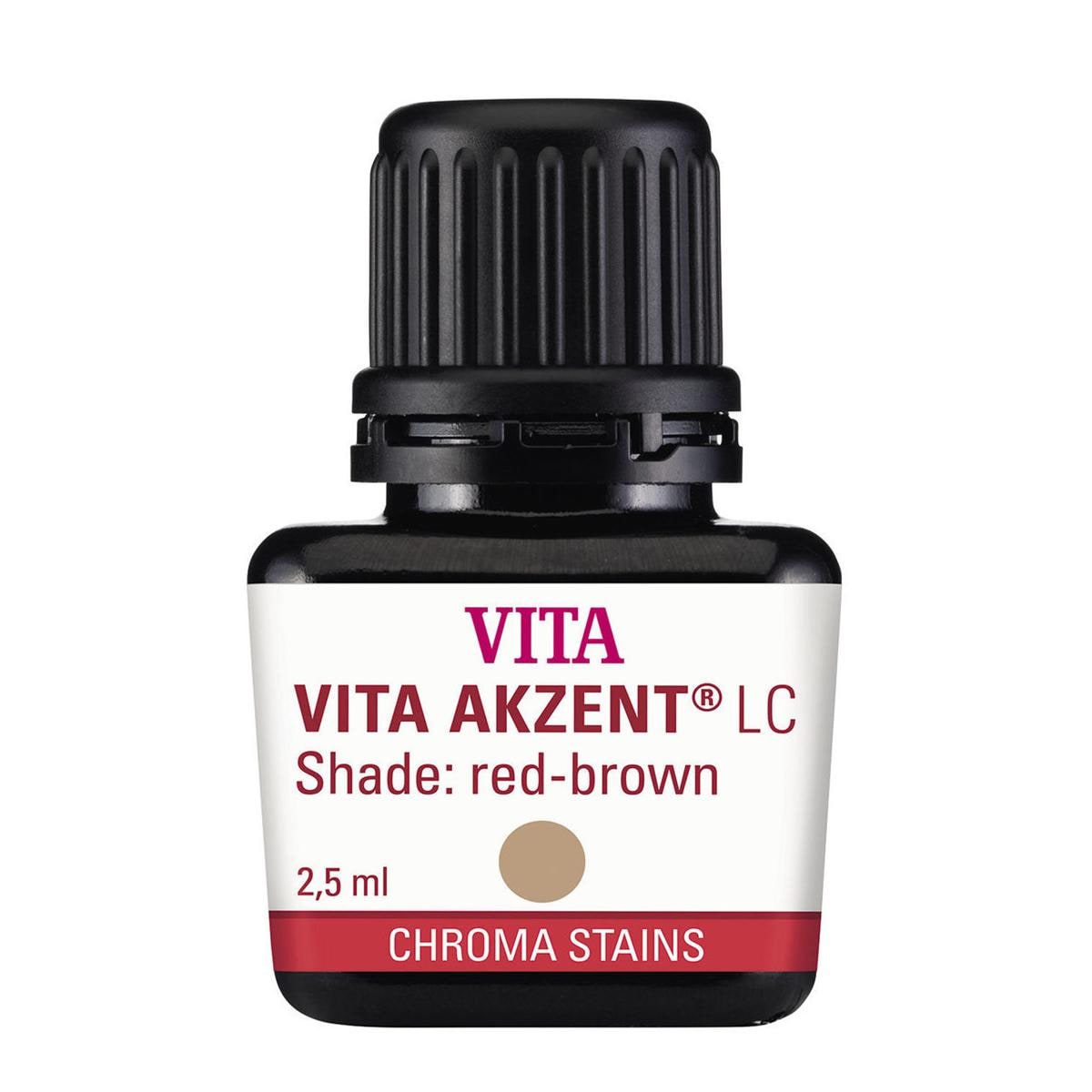 AKZENT LC CHROMA STAINS - RED-BROWN 2,5 ml