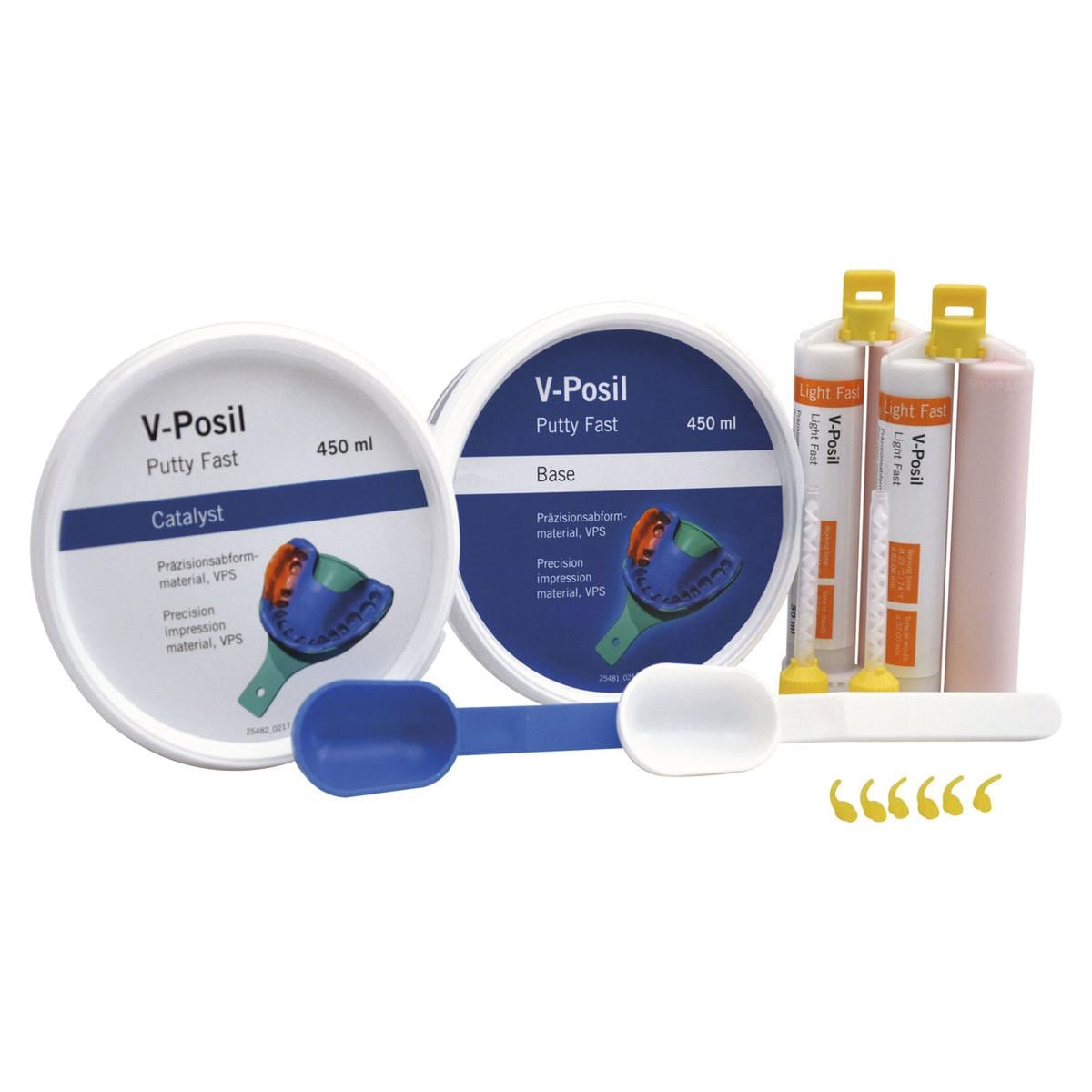 V-POSIL STARTER SET PUTTY FAST / LIGHT FAST (PER MISCELAZIONE MANUALE) - Confezione