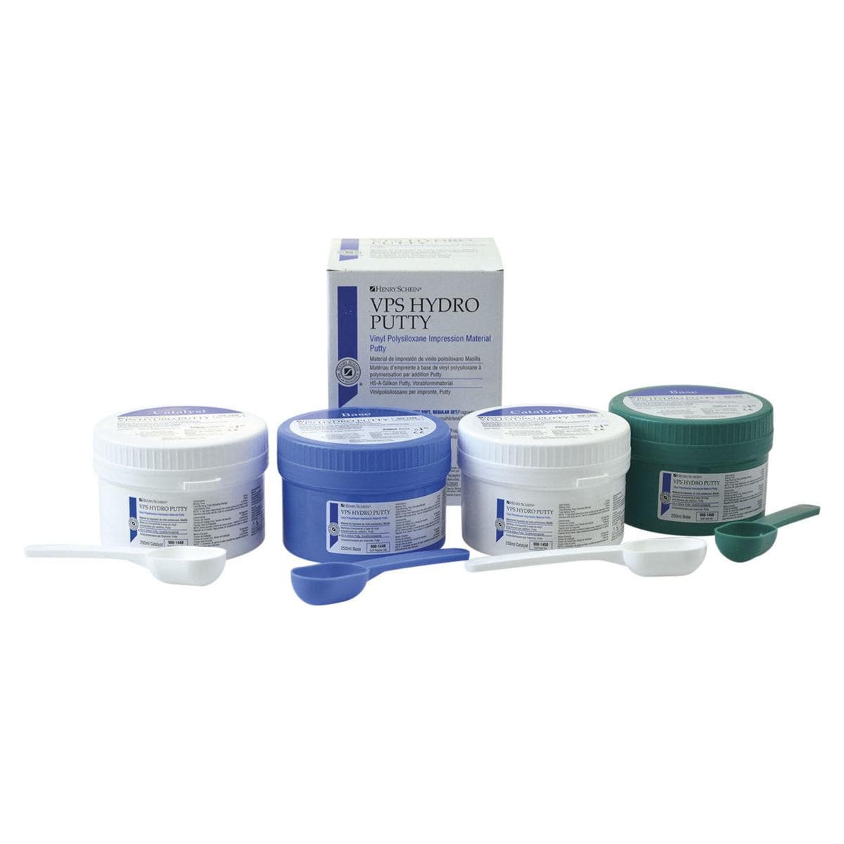 VPS HYDRO PUTTY (PER MISCELAZIONE MANUALE) - Soft Regular Set (blu chiaro) - 2 x 250 ml cad.