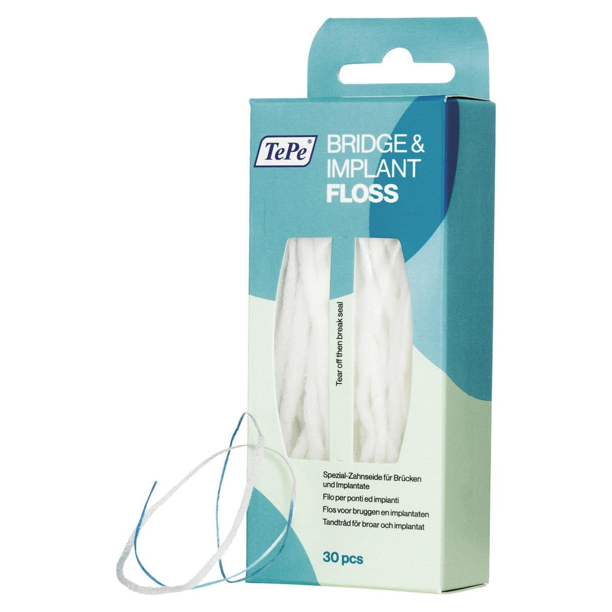 BRIDGE & IMPLANT FLOSS - Dispenser da 30 fili pretagliati (ad esa)