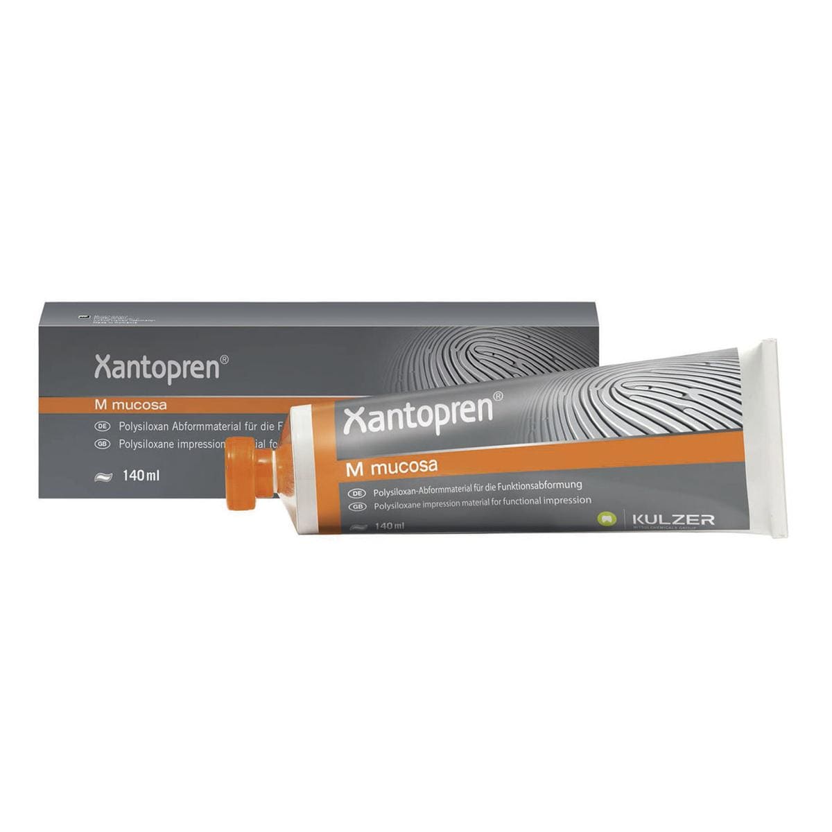 XANTOPREN M MUCOSA (2ª impronta) (PER MISCELAZIONE MANUALE) - Tubo da 140 ml (arancio)