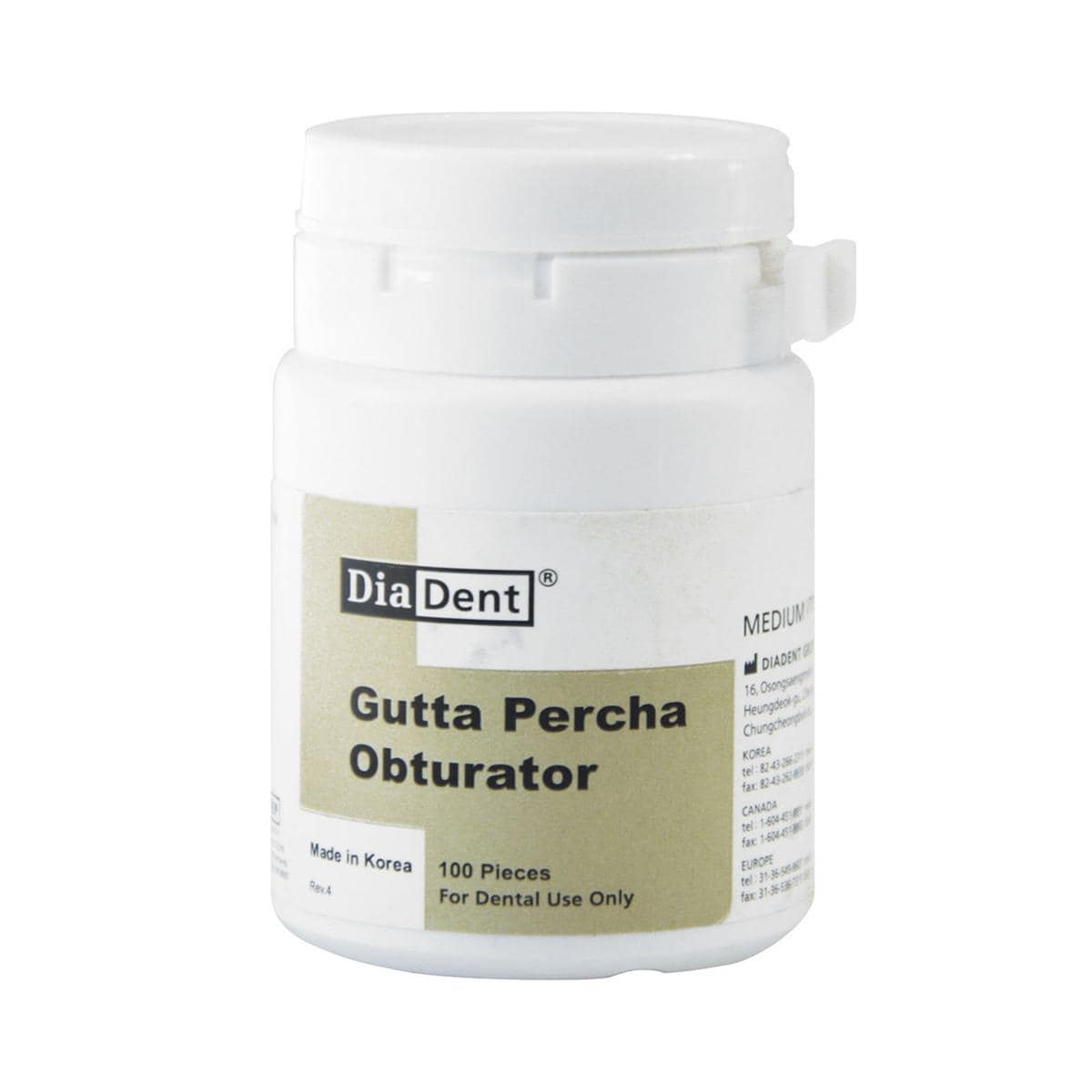 GUTTA PERCHA OBTURATOR - Vasetto da 100 pz.