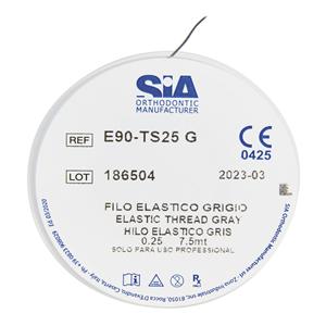 FILO ELASTICO - Misura Ø .025" colore Grigio