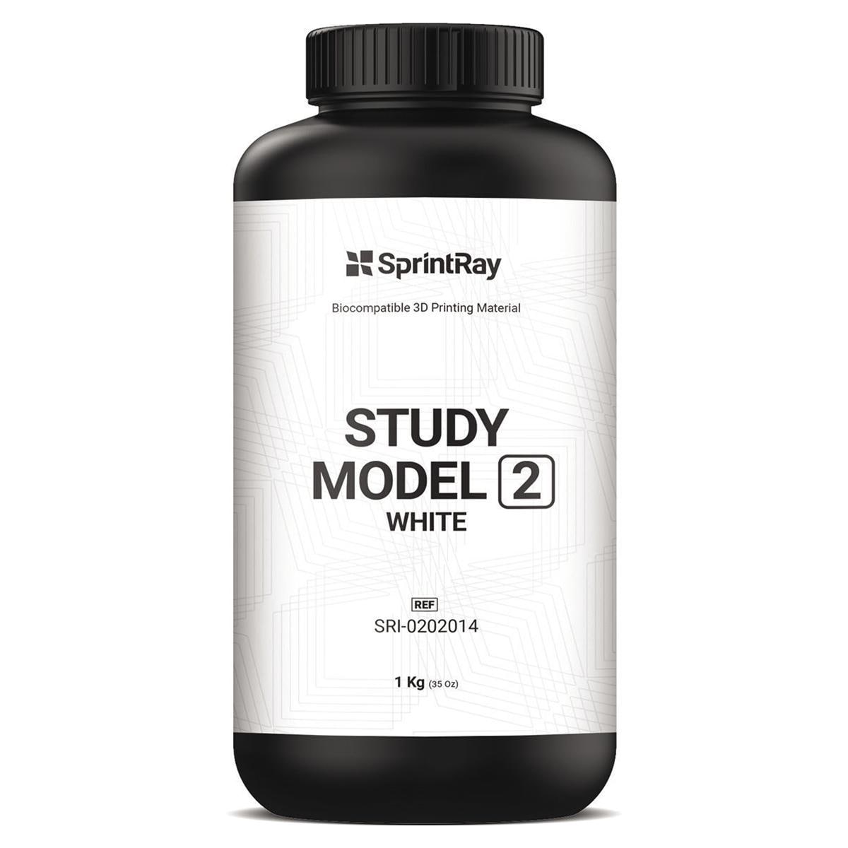 RESINA STUDY MODEL 2 - Colore White. Confezione da 1 Kg