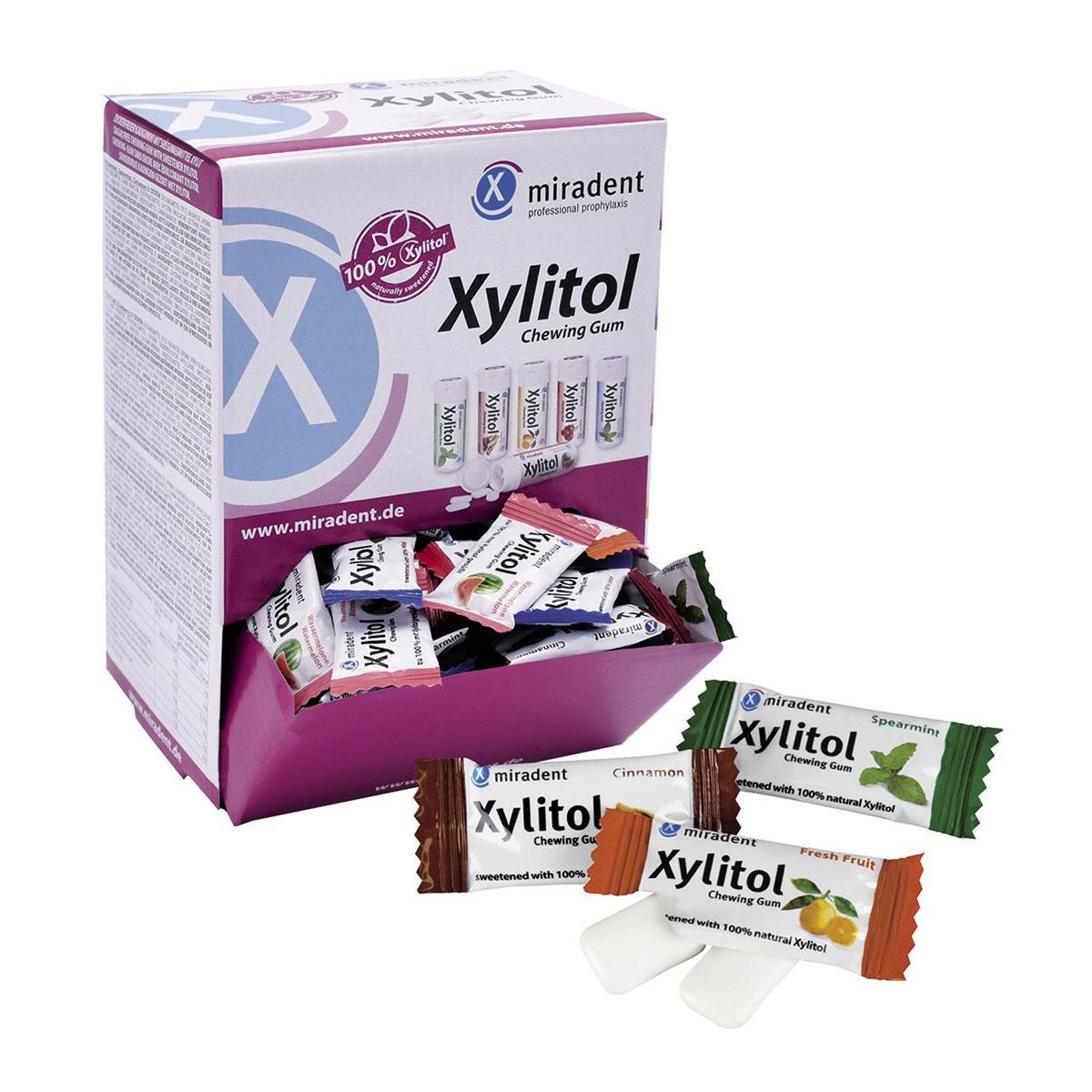 XYLITOL CHEWING GUM - Dispenser da 200 pz. (100 bustine da 2 pz.)