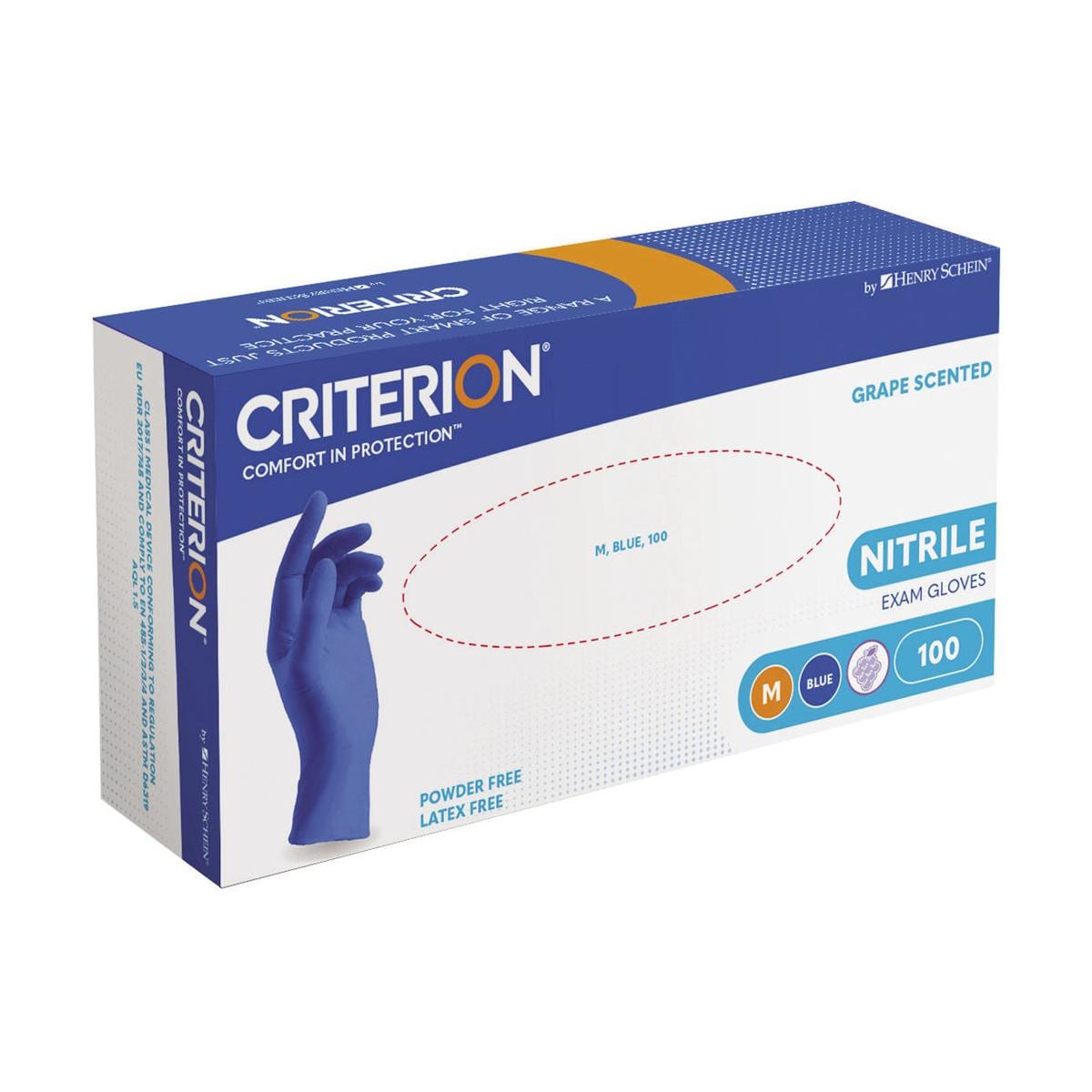 GUANTI CRITERION NITRILE GRAPE - 1 scatola - GRAPE - Misura S