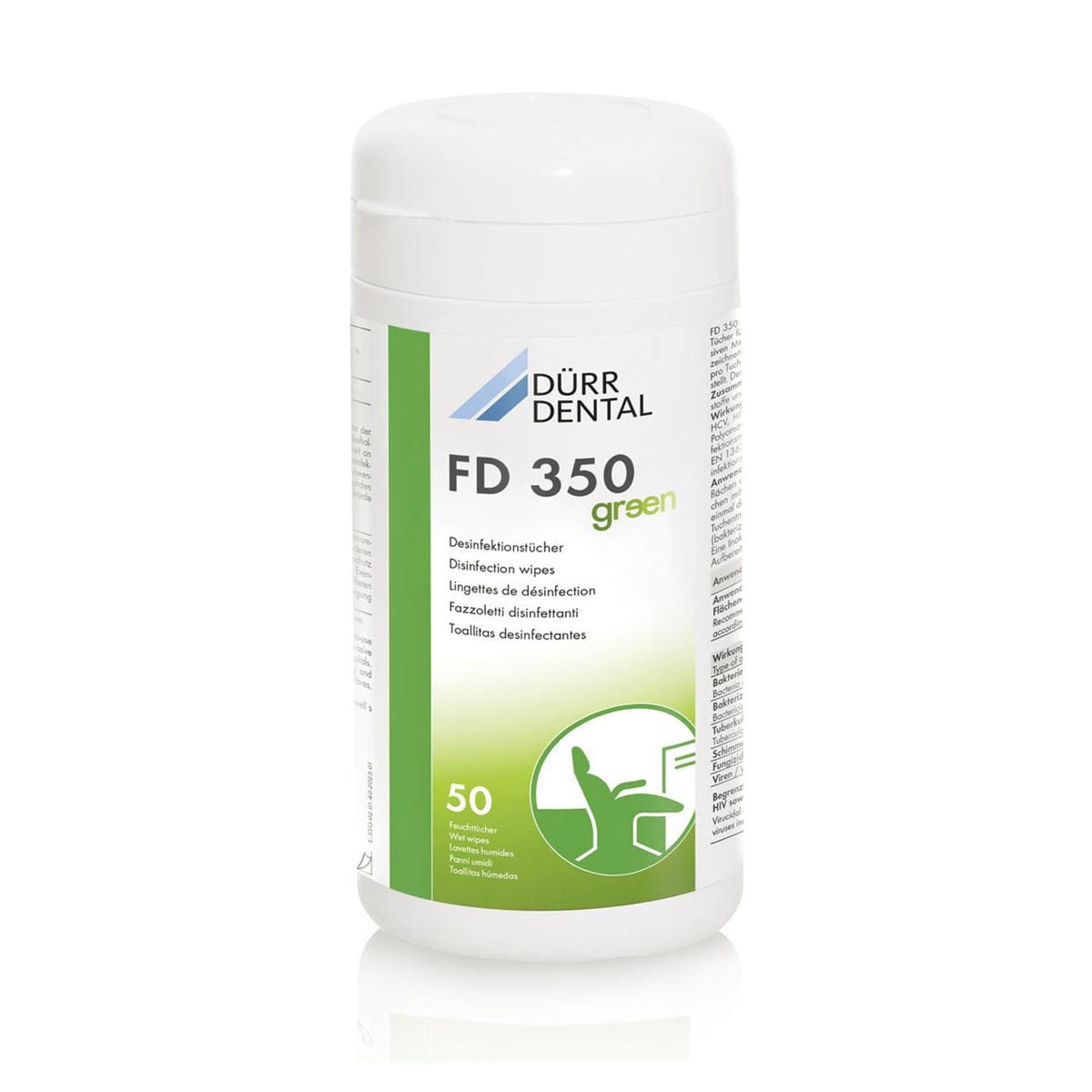 FD 350 GREEN - Barattolo da 50 salviette